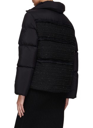 Back View - Click To Enlarge - MONCLER - HIGH NECK FRONT ZIP PUFFER JACKET