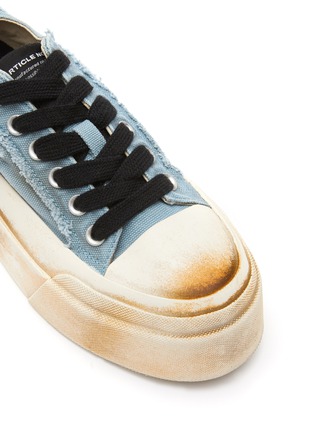 Detail View - Click To Enlarge - ARTICLE NO. - VULCANIZED LOW TOP LACE UP PLATFORM SNEAKERS