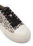 Detail View - Click To Enlarge - ARTICLE NO. - VULCANIZED LOW TOP LACE UP LEORAPD PRINT SNEAKERS