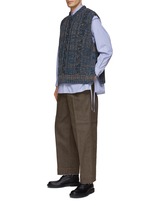 YOKE | 'THOMAS MASON' STRIPED PIPING SHIRT | Men | Lane Crawford