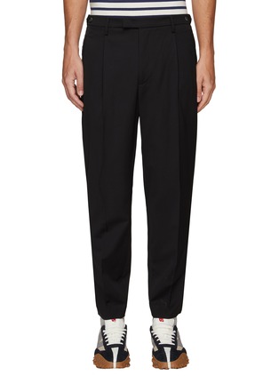 Main View - Click To Enlarge - BARENA - ‘MASCO’ CROPPED TAPERED LEG WOOL BLEND PANTS