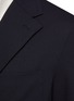  - BARENA - ‘TORCEO’ NOTCHED LAPEL UNLINED STRETCH CANVAS BLAZER