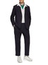 Figure View - Click To Enlarge - BARENA - ‘TORCEO’ NOTCHED LAPEL UNLINED STRETCH CANVAS BLAZER