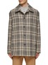 Main View - Click To Enlarge - BARENA - ‘FATOTO’ A-LINE CHECKED COAT
