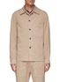 Main View - Click To Enlarge - BARENA - ‘CEDRONE' CRINKLE COTTON SHIRT JACKET
