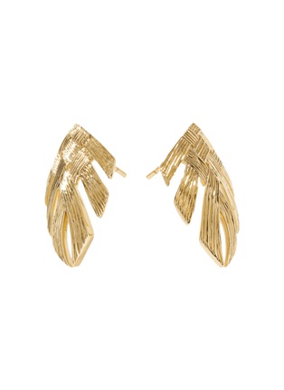Main View - Click To Enlarge - JOHN HARDY - Bamboo' Woven 18K Gold Earrings