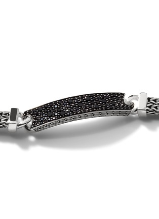 Detail View - Click To Enlarge - JOHN HARDY - Classic Chain' Black Sapphire And Spinel Silver Bracelet