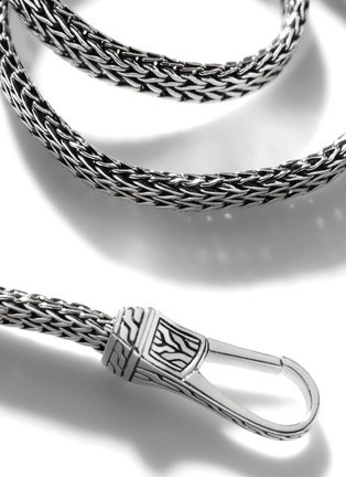 Detail View - Click To Enlarge - JOHN HARDY - Classic Chain' Silver Hook Clasp Triple Wrap Bracelet