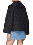 GANNI - Enlarged Collar Quilted Button Up Jacket