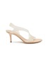 Main View - Click To Enlarge - GIANVITO ROSSI - ‘Metropolis’ PVC Round Toe Heeled Sandals