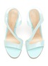 Detail View - Click To Enlarge - GIANVITO ROSSI - ‘METROPOLIS’ PVC PATENT LEATHER SANDALS