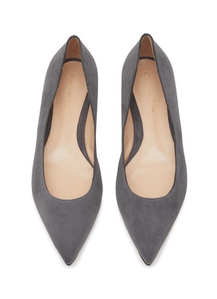 Detail View - Click To Enlarge - GIANVITO ROSSI - ‘Gianvito’ Suede Flats