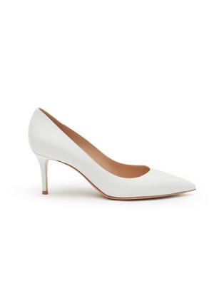 Main View - Click To Enlarge - GIANVITO ROSSI - ‘Gianvito’ Calfskin Leather Pumps
