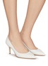 Figure View - Click To Enlarge - GIANVITO ROSSI - ‘Gianvito’ Calfskin Leather Pumps