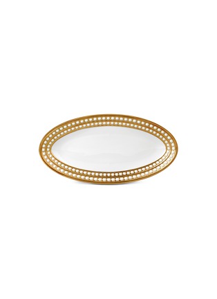 Main View - Click To Enlarge - L'OBJET - Perlee Oval Platter − Gold