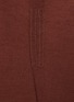 RICK OWENS - Rasato Virgin Wool Knit V-Neck Long-Sleeved Top