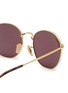 RAY-BAN - METAL ROUND FRAME BROWN LENS ULTRA-THIN SUNGLASSES