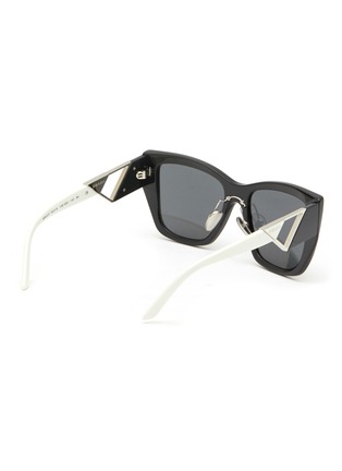Figure View - Click To Enlarge - PRADA - ‘Symbole’ Acetate Square Sunglasses
