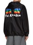 Back View - Click To Enlarge - ACNE STUDIOS - RAINBOW BACK PRINT HOODED JACKET
