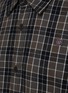 ACNE STUDIOS - CHECKED LONG SLEEVE FLANNEL BUTTON UP SHIRT