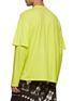 Back View - Click To Enlarge - ACNE STUDIOS - FADE OUT FAUX DOUBLE LAYER T-SHIRT
