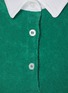  - KULE - Contrasting Shirt Collar Cotton Terry Sleeveless Dress