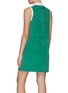 Back View - Click To Enlarge - KULE - Contrasting Shirt Collar Cotton Terry Sleeveless Dress