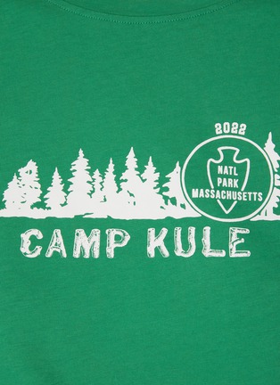  - KULE - ‘The Modern’ Camp Kule Print Cotton Crewneck T-Shirt