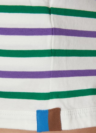  - KULE - Multi-colour Striped Cotton Shorts