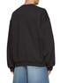 Back View - Click To Enlarge - ACNE STUDIOS - OVERSIZE LOGO EMBROIDERED SWEATSHIRT