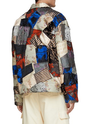 Back View - Click To Enlarge - ACNE STUDIOS - FRONT POCKETS PATCHWORK JACKET
