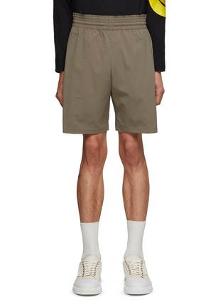 Main View - Click To Enlarge - ACNE STUDIOS - BACK LOGO RIPSTOP SWIMSHORTS