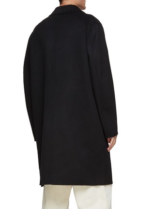 Back View - Click To Enlarge - ACNE STUDIOS - Classic Wool Single Breasted Coat