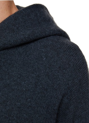  - ACNE STUDIOS - WOOL CASHMERE BLEND KNIT HOODIE