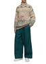 Figure View - Click To Enlarge - ACNE STUDIOS - Jacquard Loose Fit Turtleneck Sweater