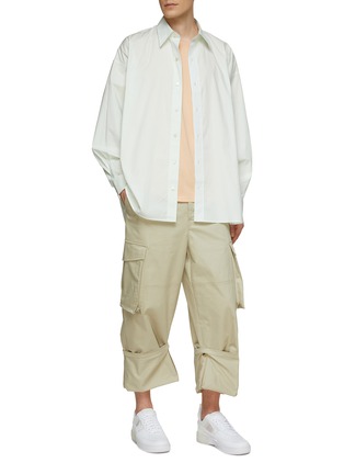 Figure View - Click To Enlarge - ACNE STUDIOS - RELAXED FIT ORGANIC COTTON BLEND SHIRT