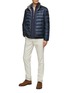 Figure View - Click To Enlarge - HERNO - HIGH NECK ULTRALIGHT NYLON GOOSE DOWN BOMBER JACKET