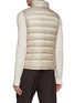 Back View - Click To Enlarge - HERNO - ZIP FRONT HIGH NECK QUILTED VEST