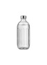 Main View - Click To Enlarge - AARKE - GLASS BOTTLE — POLISHED STEEL
