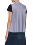 Back View - Click To Enlarge - SACAI - PLEATED SHIRT BACK COTTON JERSEY T-SHIRT