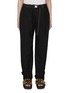 Main View - Click To Enlarge - SACAI - Belted Strapped Cuff Side Stripe Pants