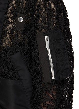 SACAI | Lace Panelled Nylon Bomber 