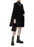 Figure View - Click To Enlarge - SACAI - Padded Back Wool Coat