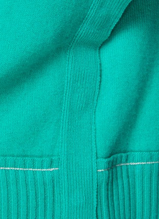  - SACAI - ‘S’ Stud Bell Quarter Sleeve Cashmere Blend Pullover