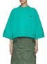 SACAI - ‘S’ Stud Bell Quarter Sleeve Cashmere Blend Pullover