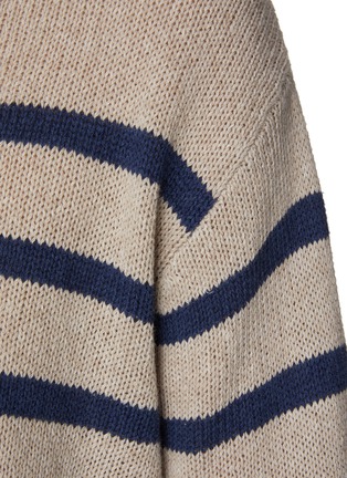  - KULE - ‘The Finn’ Striped Cotton Blend Knit Sweater