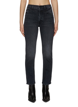 Main View - Click To Enlarge - MOTHER - ‘THE TOMCAT’ HIGH RISE STRAIGHT LEG ANKLE DENIM JEANS