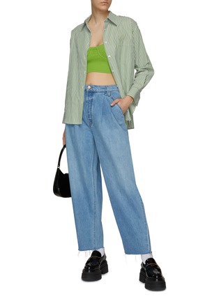 Figure View - Click To Enlarge - MOTHER - ‘SNACKS’ HIGH RISE RELAXED FIT DENIM JEANS