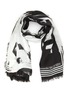 Main View - Click To Enlarge - ALEXANDER MCQUEEN - ALL OVER GRAFFITI PRINT MODAL SCARF