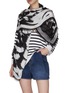 Figure View - Click To Enlarge - ALEXANDER MCQUEEN - ALL OVER GRAFFITI PRINT MODAL SCARF